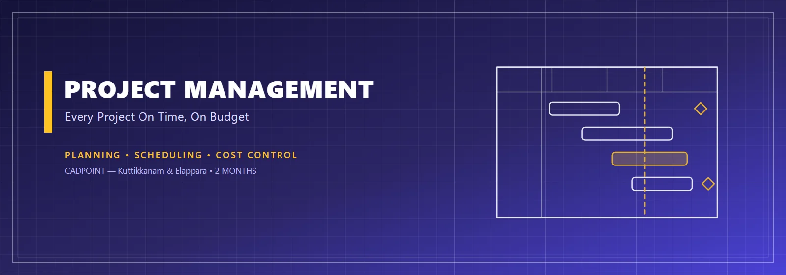 Project Management course at CADPOINT