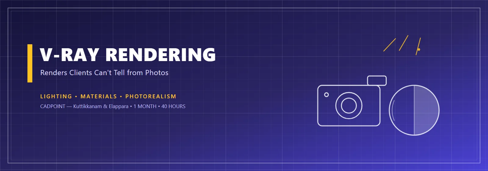 V-Ray Rendering course at CADPOINT